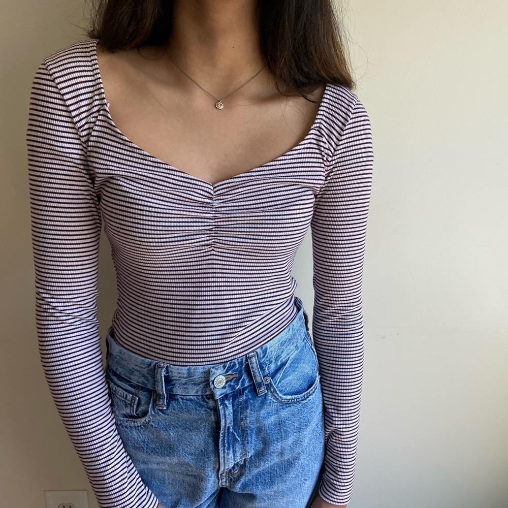 Long Sleeve Striped Tee